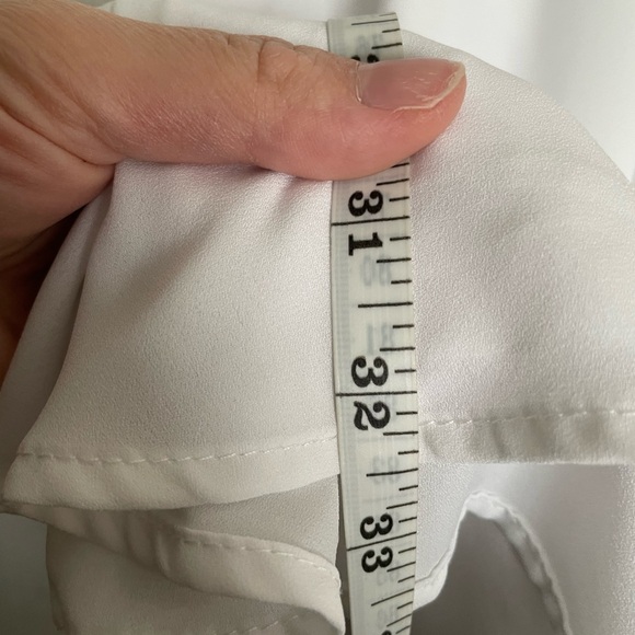 Francesca's Collections White Ruffle Mini Dress - Picture 9 of 9